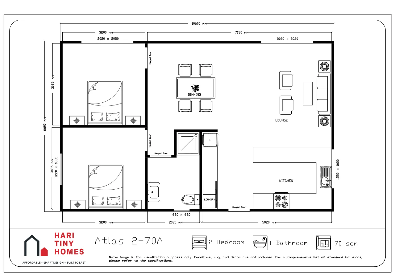 Atlas 2 – 70A floor plan