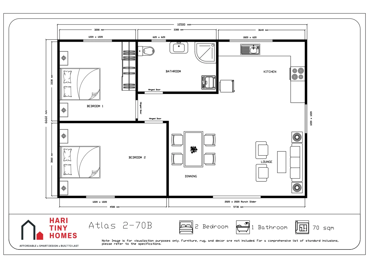 Atlas 2 – 70B floor plan