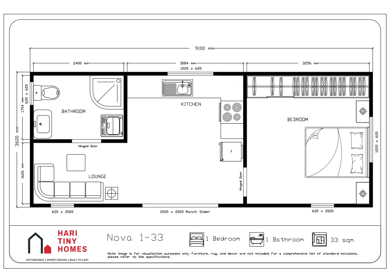 Nova 1 – 33 floor plan