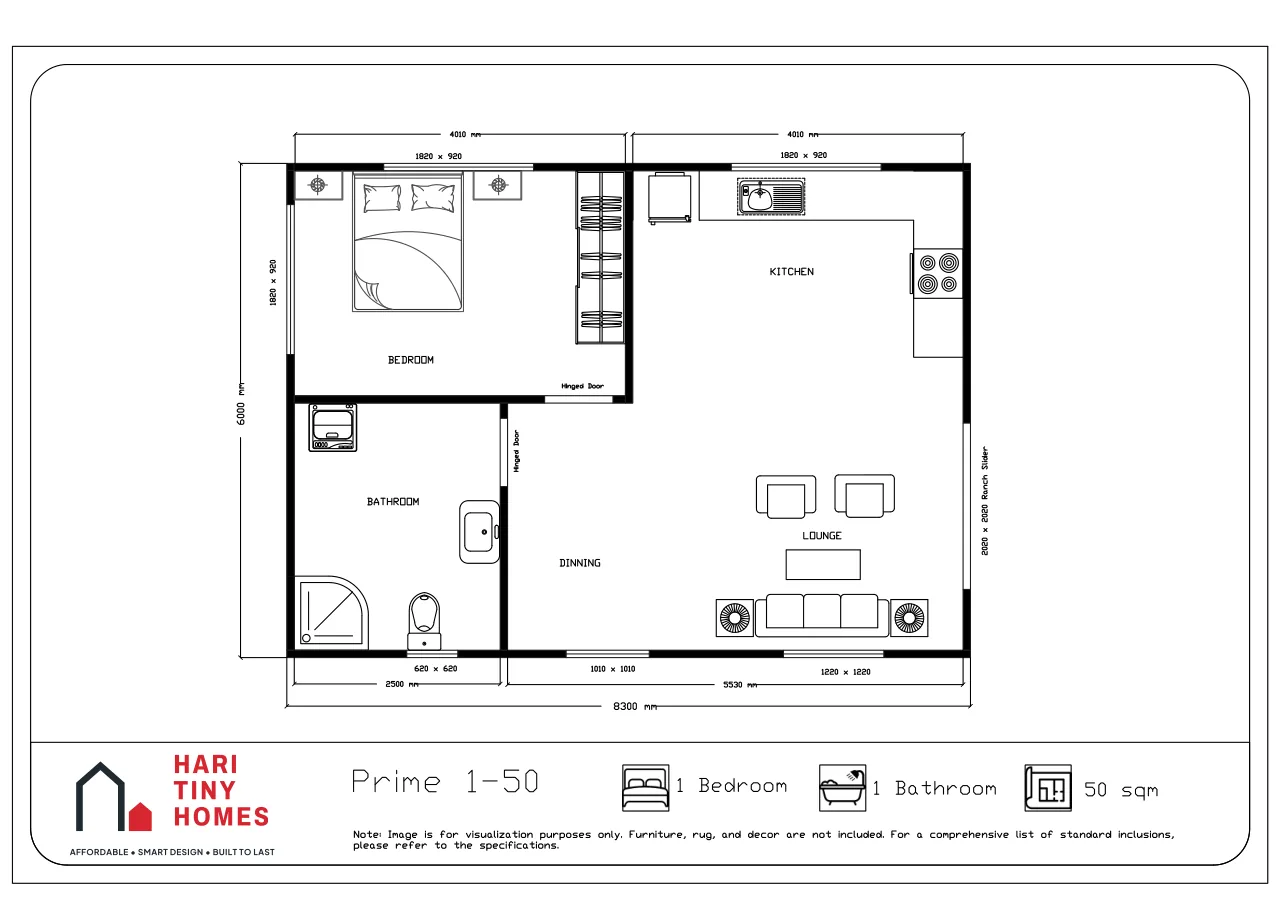 Prime 1 – 50 floor plan